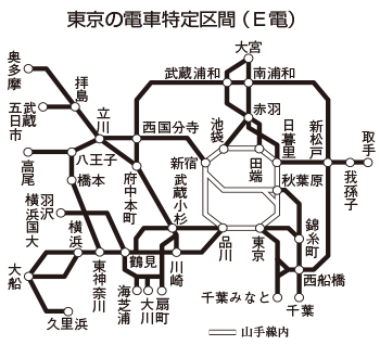 東京の電車特定区間
