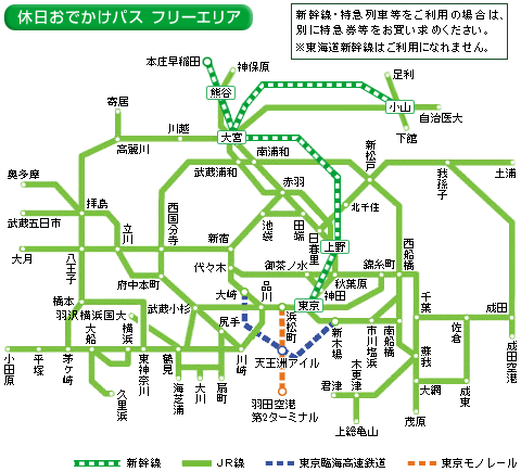 休日おでかけパス